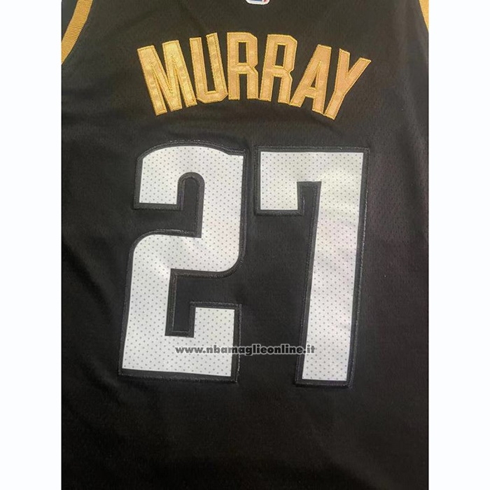 Maglia Denver Nuggets Jamal Murray #27 Citta 2023 NBA Finals Nero